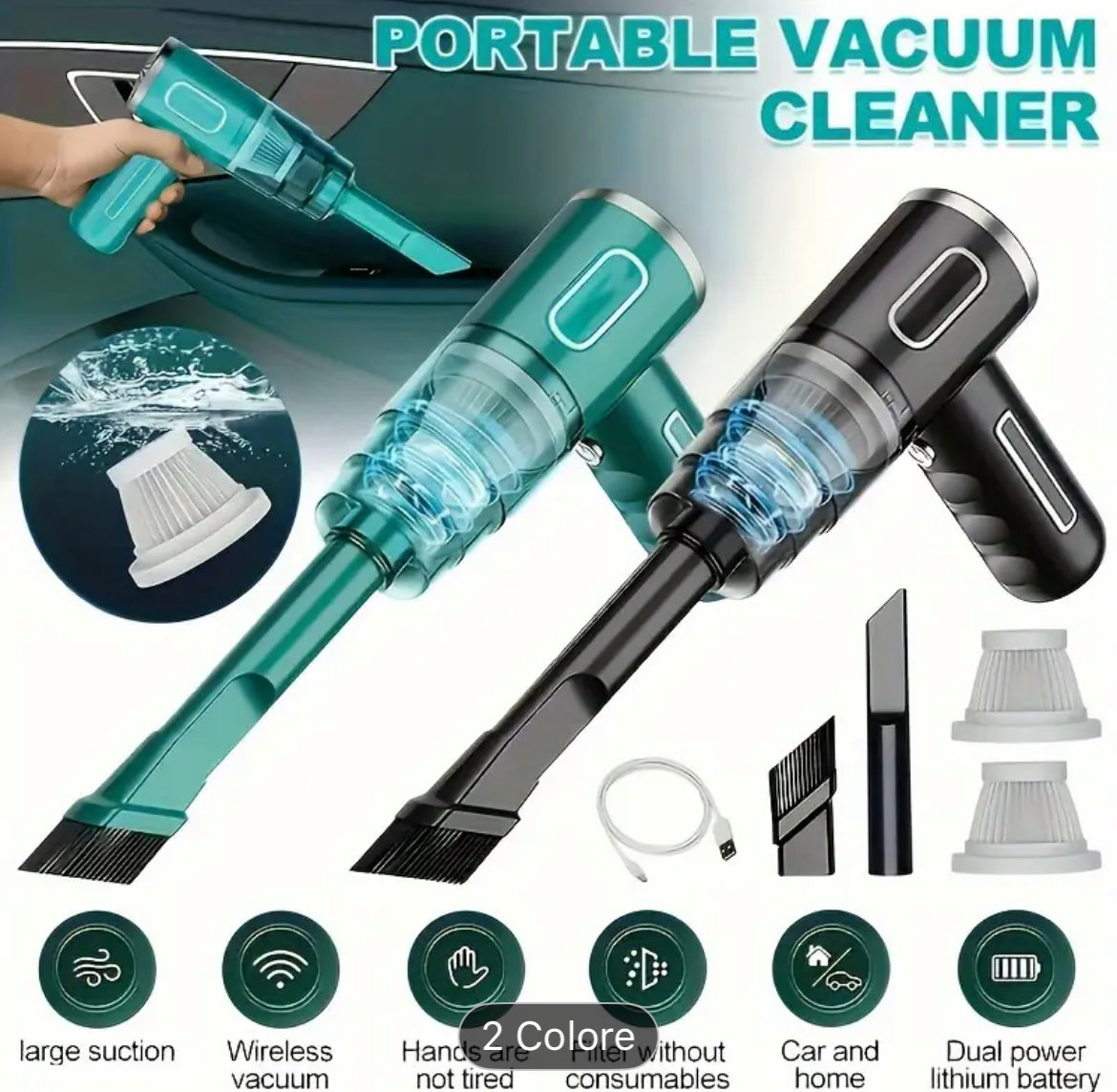 Mini aspirapolvere per auto